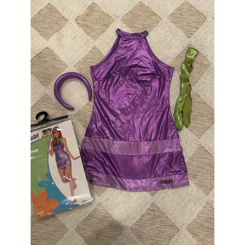 HALLOWEEN COSTUME DAPHNE BLAKE SCOOBY DOO COSTUME DRESS XS 0-2